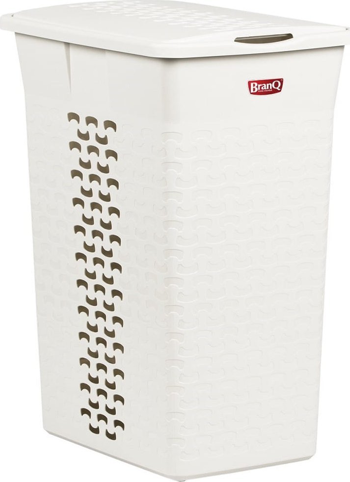 Kosz na pranie Branq Kosz na bieliznę Cotton 35L 1411 biel antyczna Branq