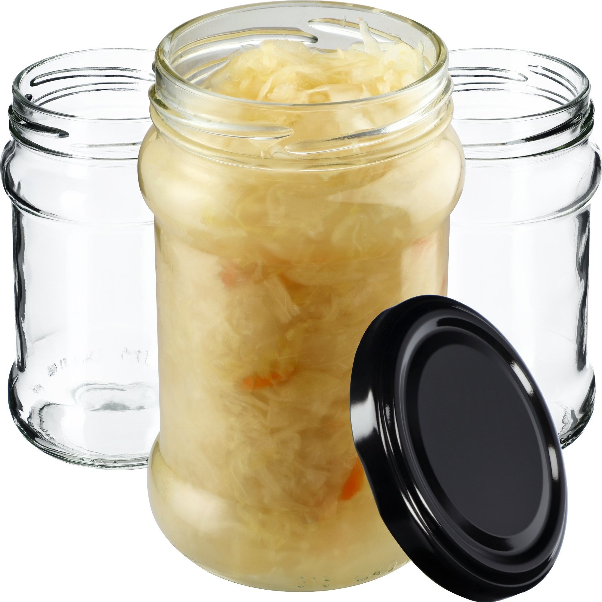 Kadax 100x Słoik 315ml + Zakrętka fi66 Na Przetwory Dżem