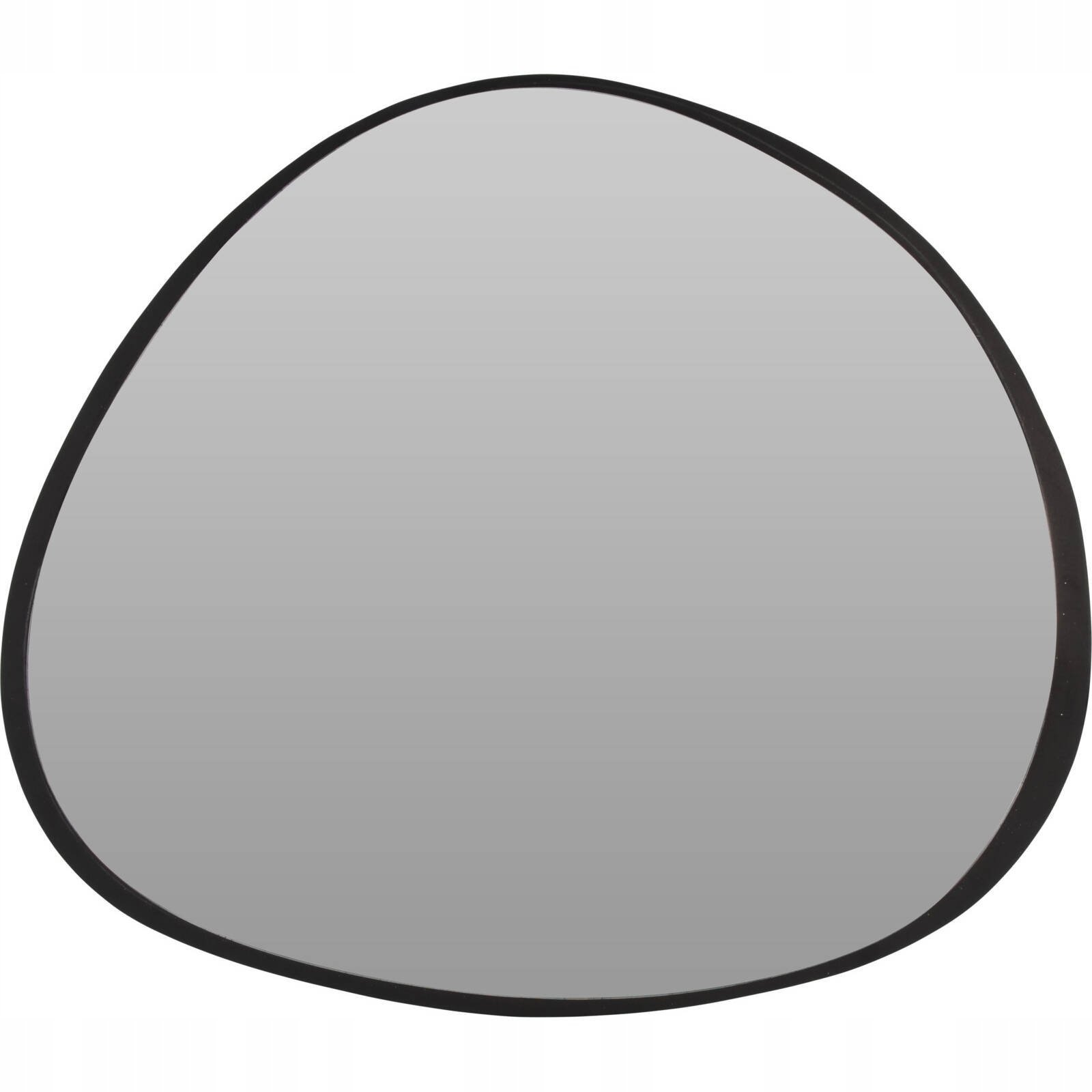 Home Styling Collection Lustro o kształcie czarna rama 62,5 x 53,5 cm