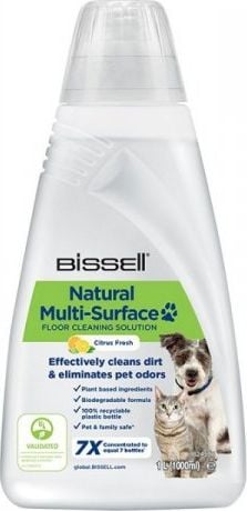 Bissell Bissell Natural Multi-Surface Pet Floor Cleaning Solution for Bissell CrossWave, SpinWave, SpinWave Robot & HydroWave machines,