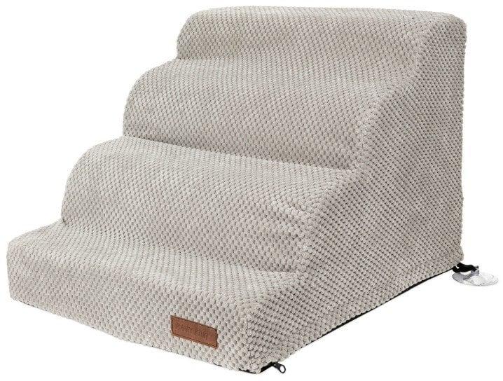 Barry King Schody dla psa, jasnoszary, 50*42*36cm, zamek