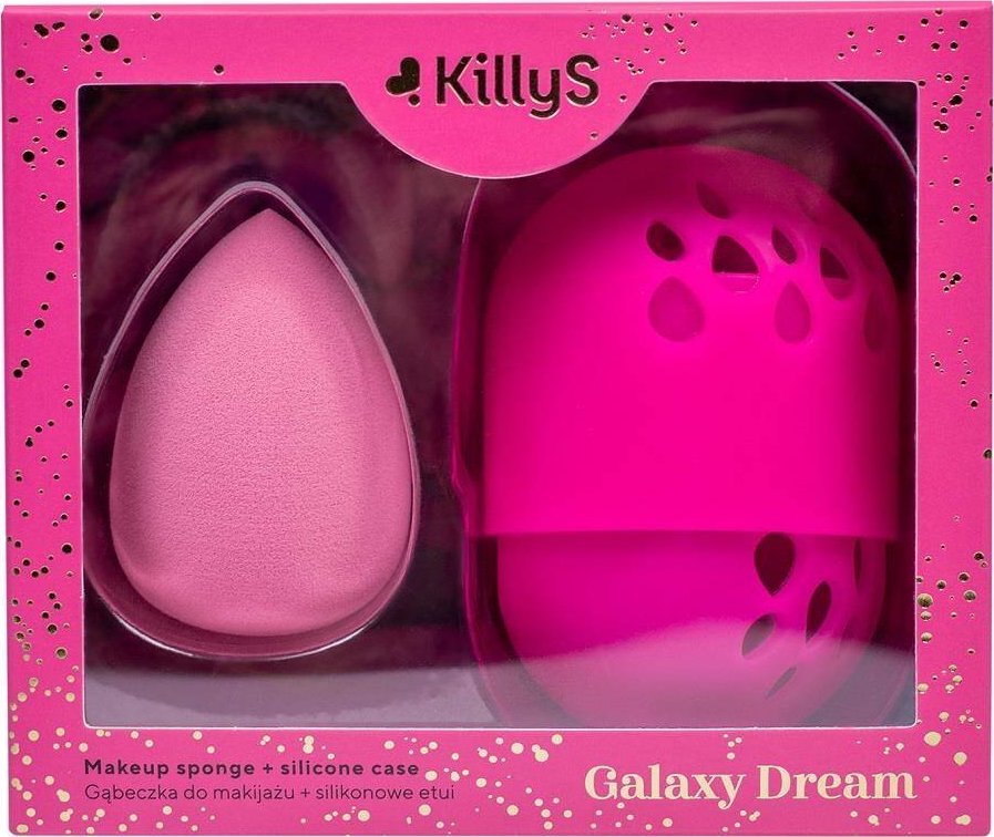 KILLYS KillyS Galaxy Dream gąbeczka do makijażu z silikonowym etui