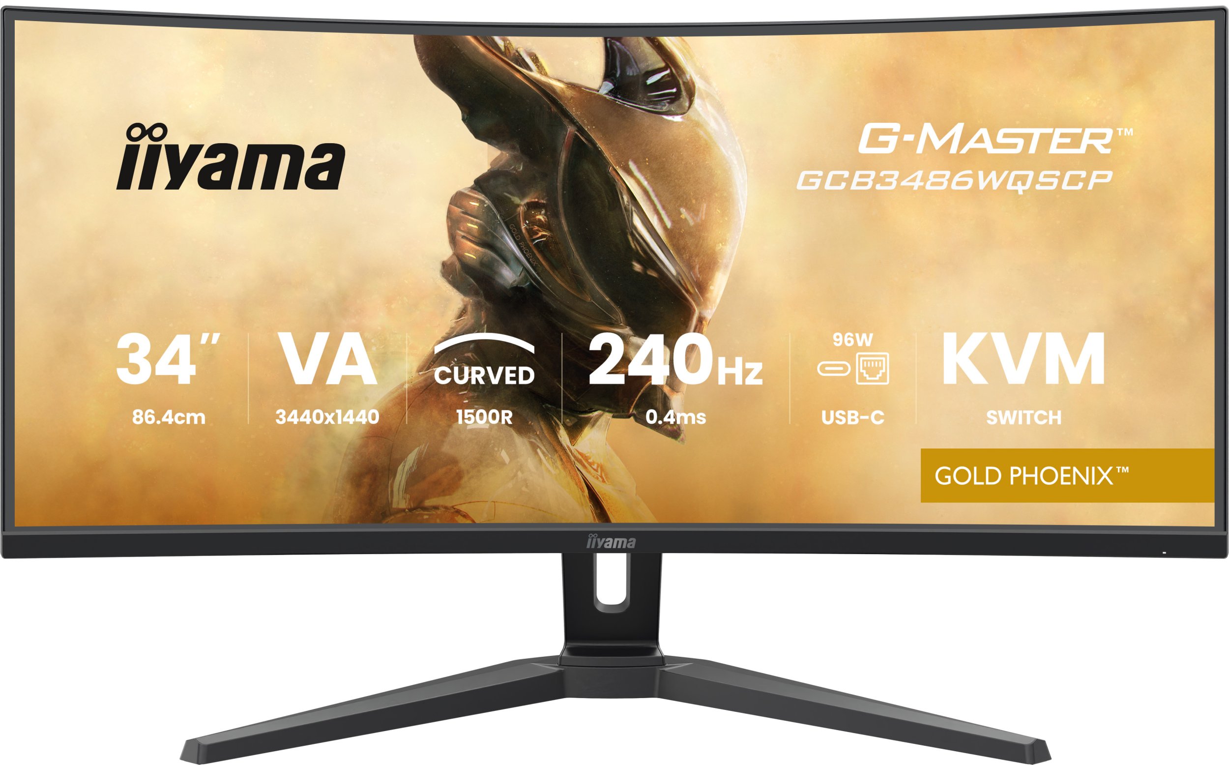 Monitor iiyama G-Master GCB3486WQSCP-B1 Gold Phoenix