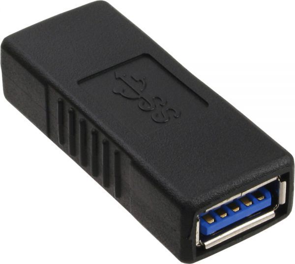 Adapter USB InLine USB - USB Czarny (35300P)