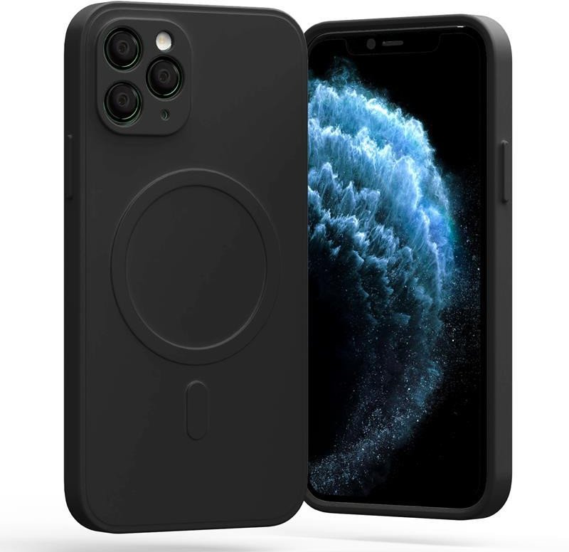 Mercury Semi-Silicon Magsafe Iphone 11 Pro , BLACK / CZARNY