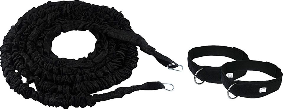 inSPORTline Powerband średni opór czarny 1 szt.