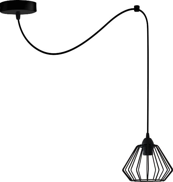 Lampa wisząca Solar SFERA Lampa loft diament 1 płomienna pająk