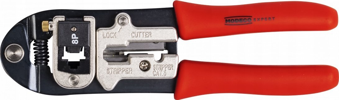 Modeco SZCZYPCE DO ZACISKANIA ZŁĄCZY MODULARNYCH 8P 6P 4P 195MM TPR SK5 MN-20-180