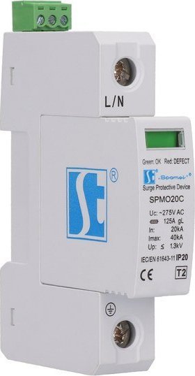Spamel Warystorowy ogranicznik przepięć typ 2 (klasa C) jednobiegunowy SPMO20C\1P