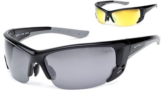 Arctica Okulary sportowe polaryzacyjne korekcyjne z wymiennymi szybami Enlite S-198