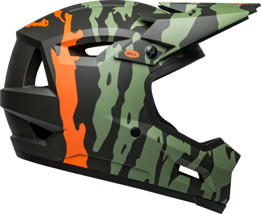 Bell Kask full face BELL SANCTION 2 DLX MIPS Rozmiar kasku: XL(59-61 cm), Wybierz kolor: Ravine Matte Dark Green Orange