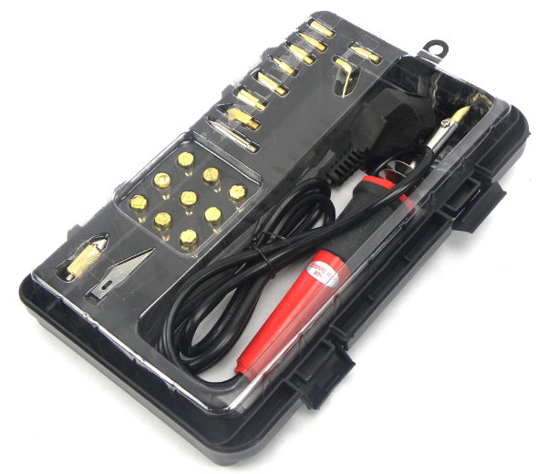 Geko Wypalarka do drewna i skóry 23 elementy komplet (G20050)