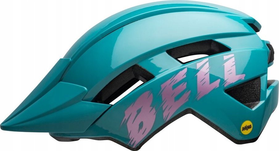 Bell Kask juniorski BELL SIDETRACK II light blue pink roz. Uniwersalny (50–57 cm) (NEW)