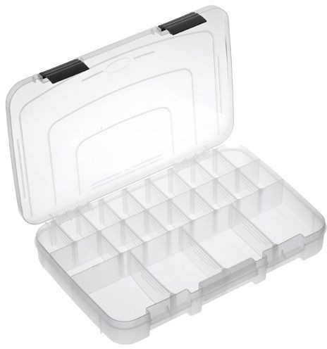 Panaro Pojemnik z 21 przegródkami 36.4x24.8x5cm przezroczyste (74-Y-194)