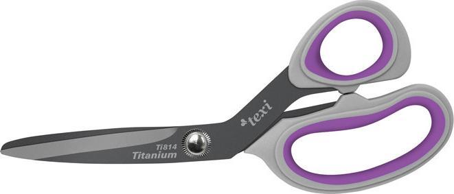 TEXI Nożyce krawieckie 8 1/4" (21 cm) z tytanowanymi ostrzami Texi Titanium Ti814