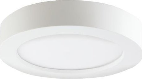 Lampa sufitowa Orno CITY LED 12W, oprawa downlight, natynkowa, okrągła, 780lm, 3000K, biała, wbudowany zasilacz LED,AD-OD-6057WLX3