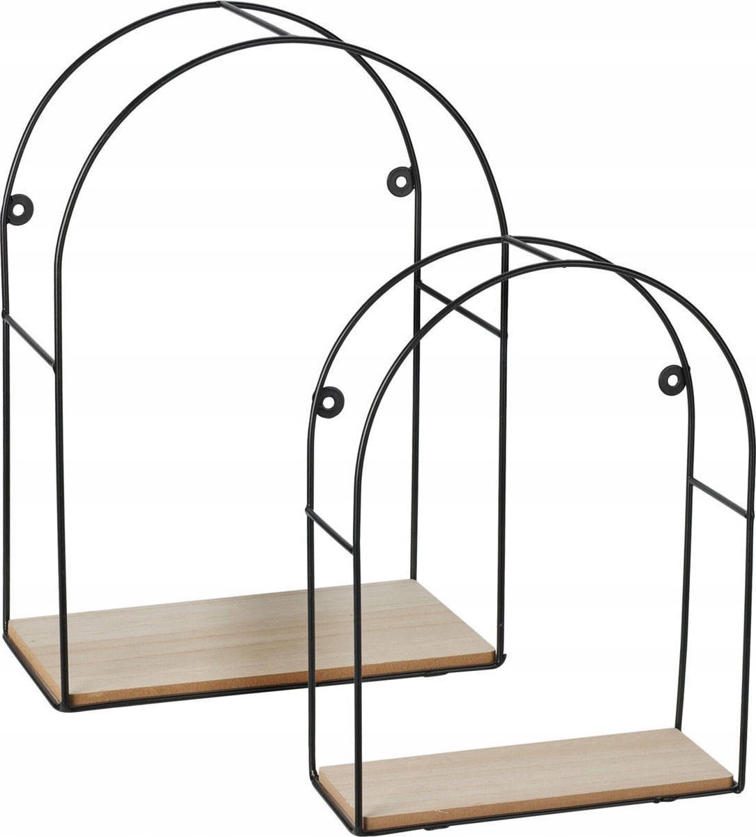 Home Styling Collection Półki dekoracyjne ścienne, 2 rozmiary