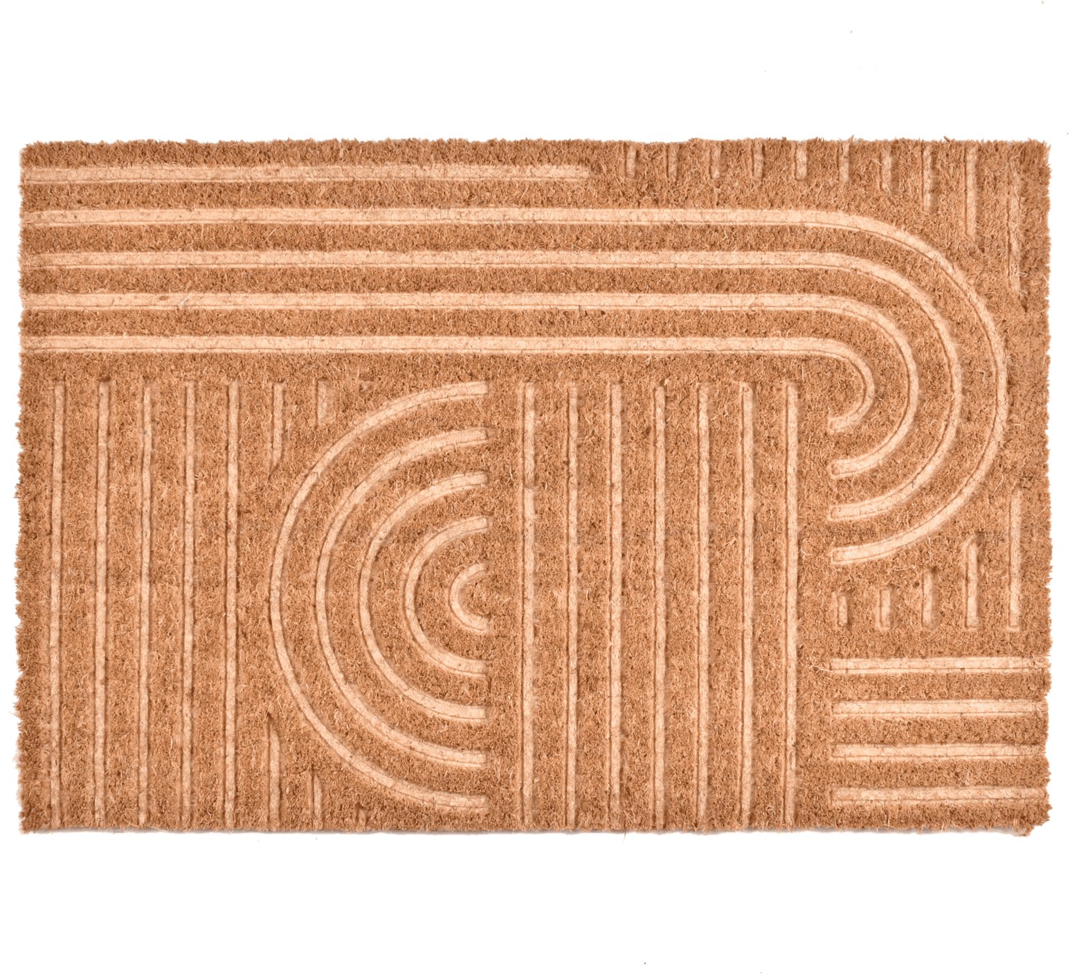 Grawerowana wycieraczka kokosowa LINIE