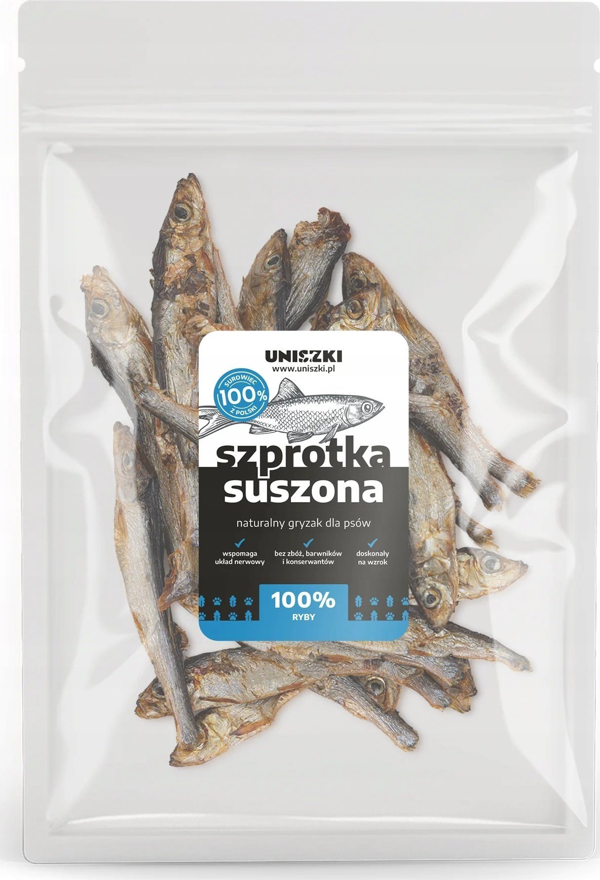 UNISZKI Szprotka suszona 40g