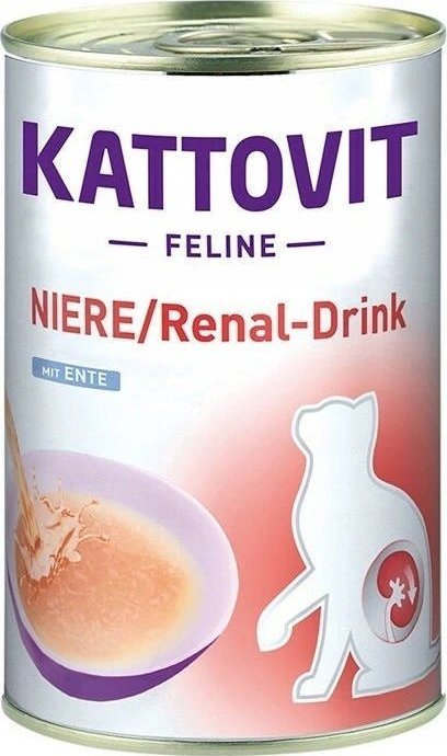 KATTOVIT DRINK NIERE/RENAL z KACZKĄ 135ml /24