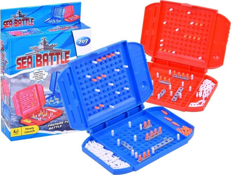 Jokomisiada Gra STATKI bitwa morska MINI gra logiczna GR0373