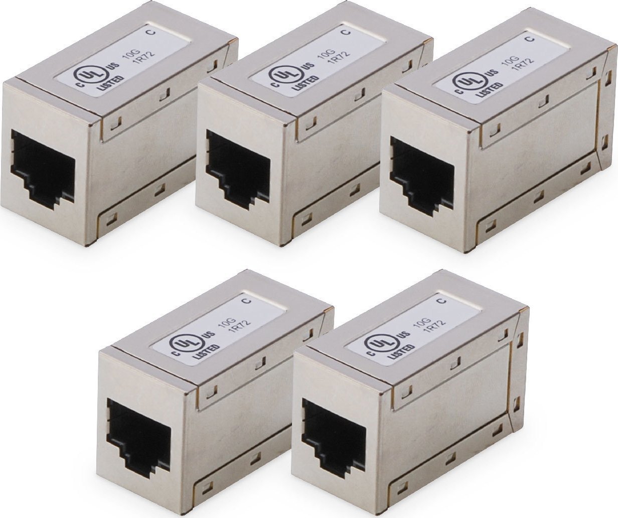 Digitus DIGITUS CAT 6, modulare Kupplung, geschirmt - 5 Stk.