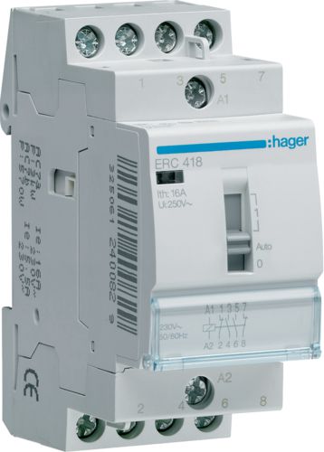 Hager Przekaźnik instalacyjny 16A 2Z 2R 230V AC (ERC418)