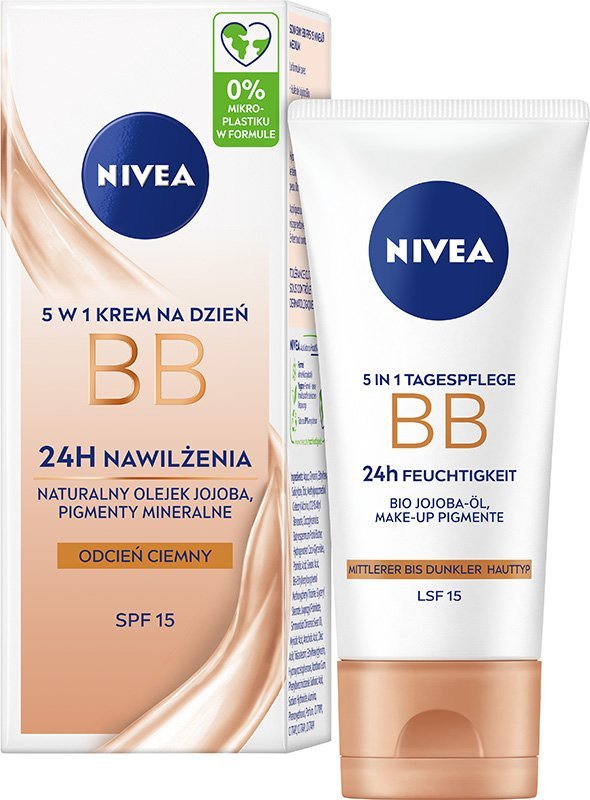 Osram Nivea BB Krem 5w1 Nawilżający SPF15 odcień ciemny
