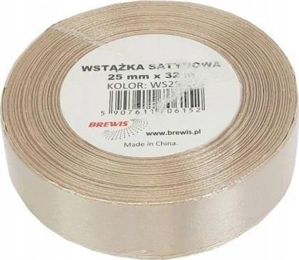 Wstążka satynowa migdałowa 25mm x 32m