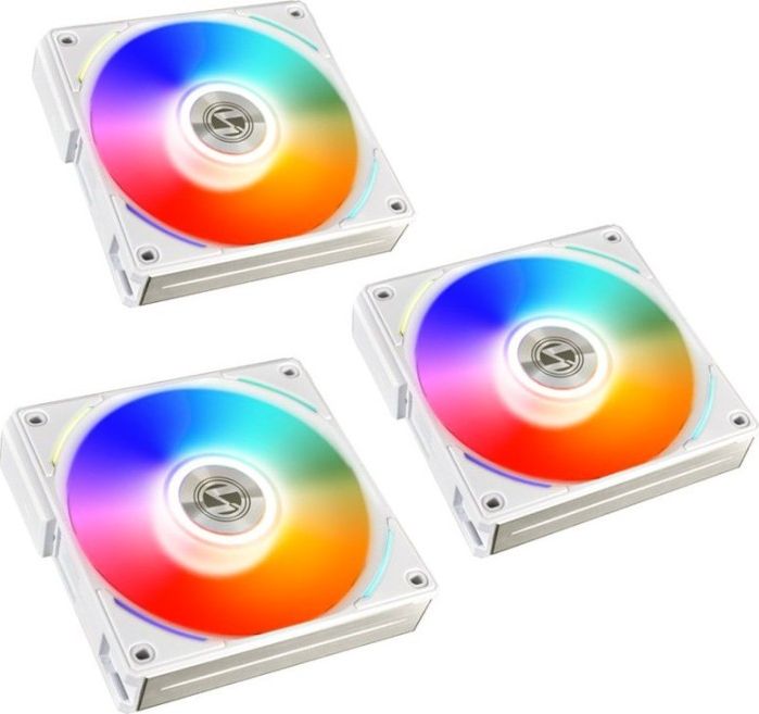 Wentylator Lian Li UNI FAN AL120 RGB Biały 3-pack (UF-AL120-3W)