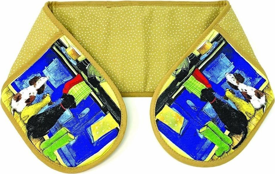 Rękawice kuchenne GLV14 Psy w kuchni