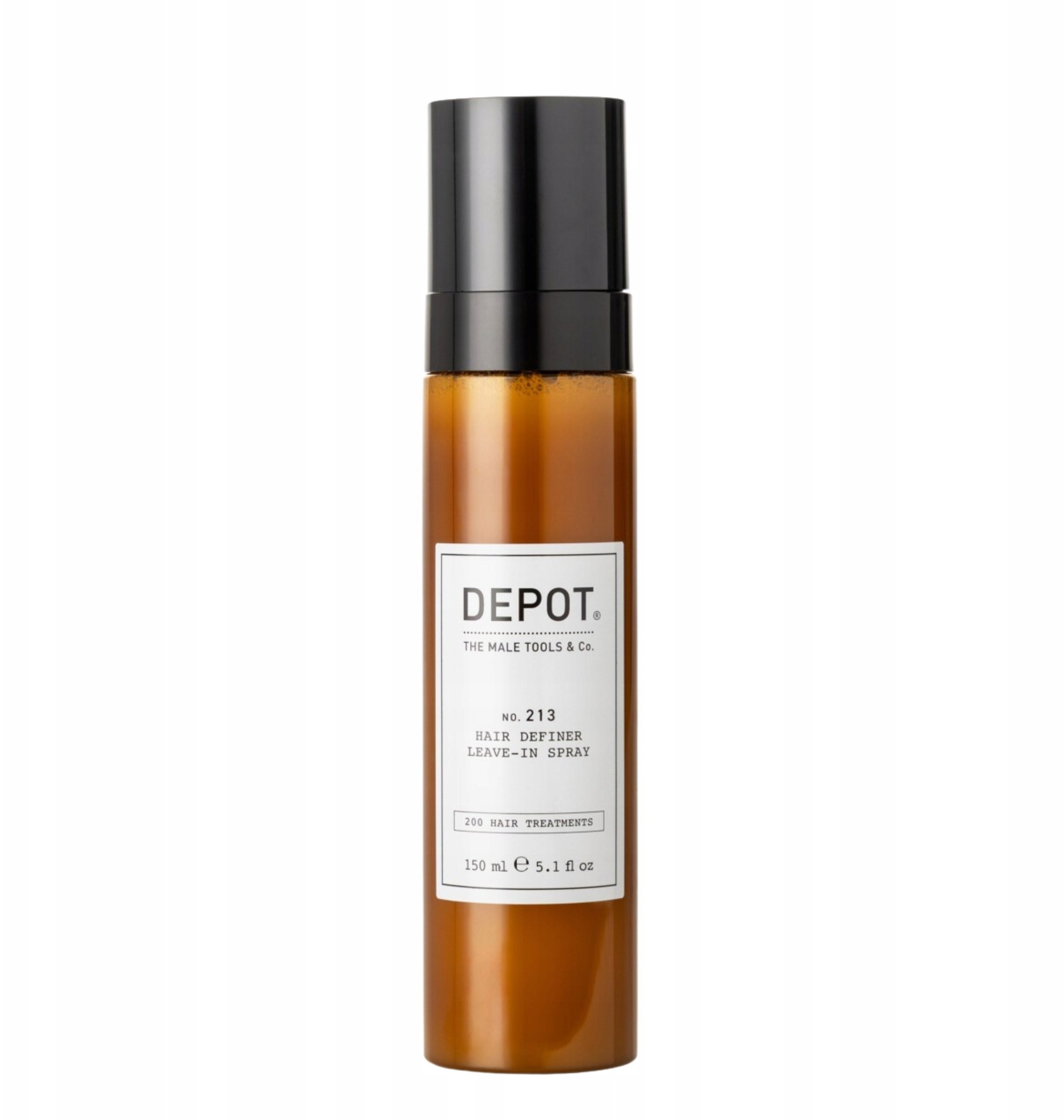 Depot 200 Hair Treatments No. 213 Hair Leave-In Conditioner, For Hydration, 150 ml For Men