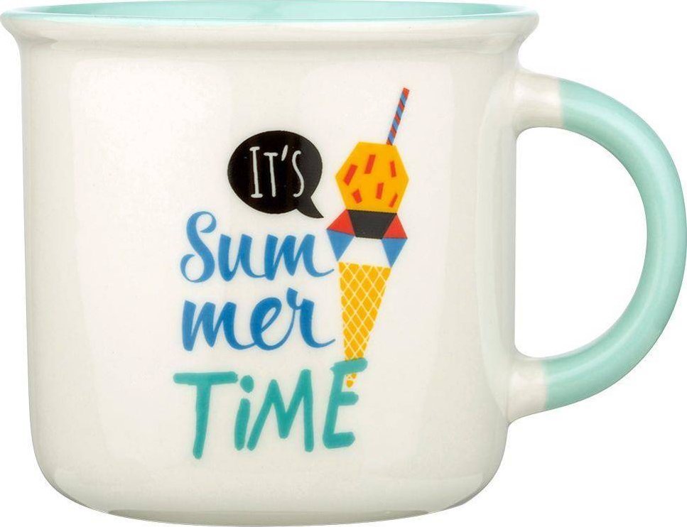 NAVA NAVA Kubek porcelanowy z dekorem summer time 380 ml