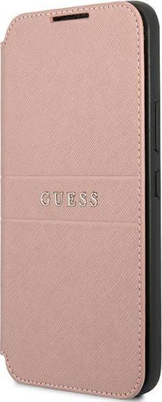 Guess GUBKS22MPSASBPI S22+ S906 różowy/book Saffiano Stripes