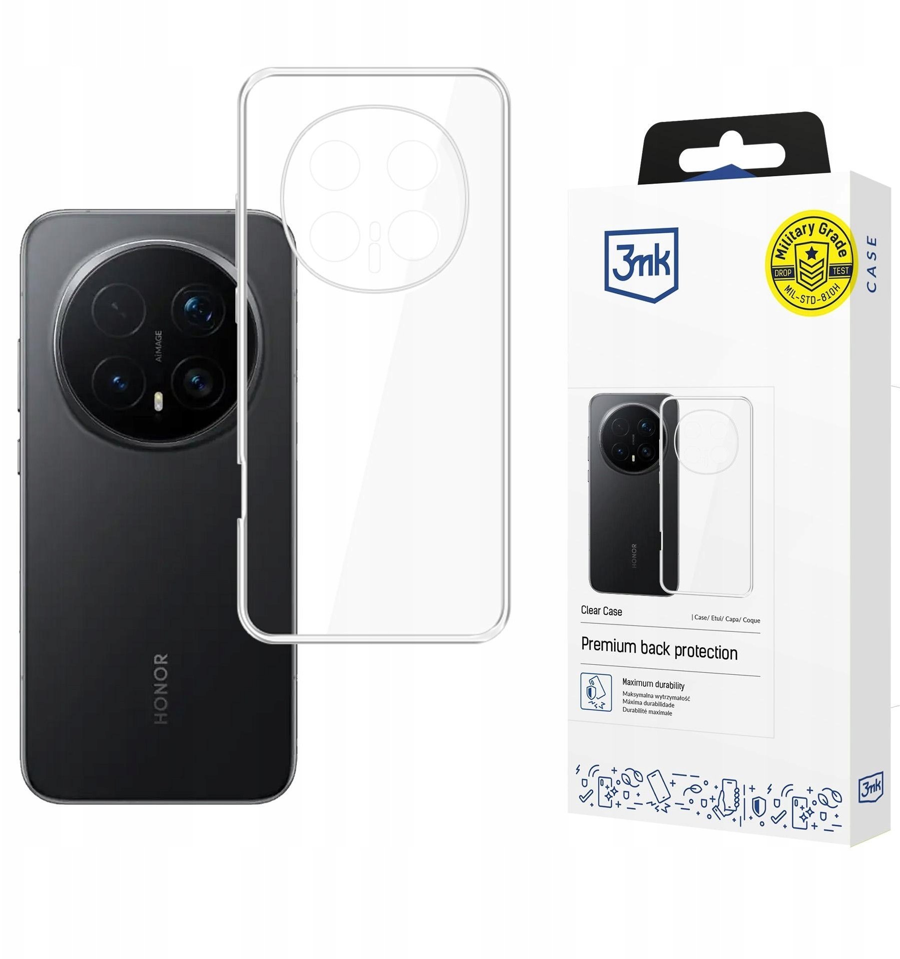 3mk Clear Case do Honor Magic 8 Pro