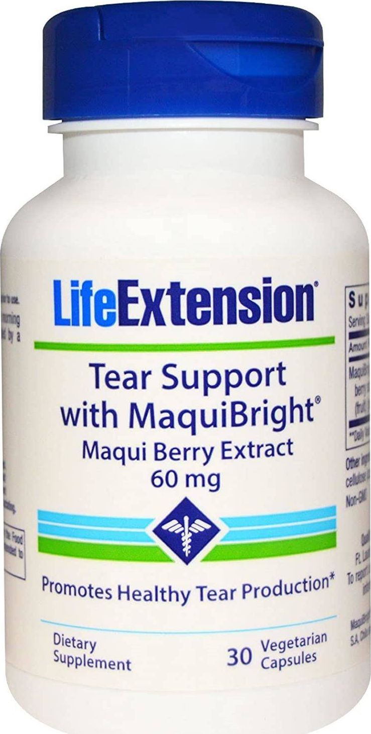 Life Extension Life Extension - Tear Support with MaquiBright (Ekstrakt z Jagód Maqui), 60mg, 30 vkaps