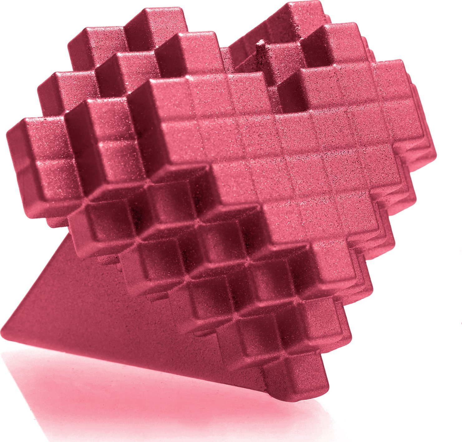 Candellana Świeca dekoracyjna Heart Pixel Świeczka Serce Parafina 32h