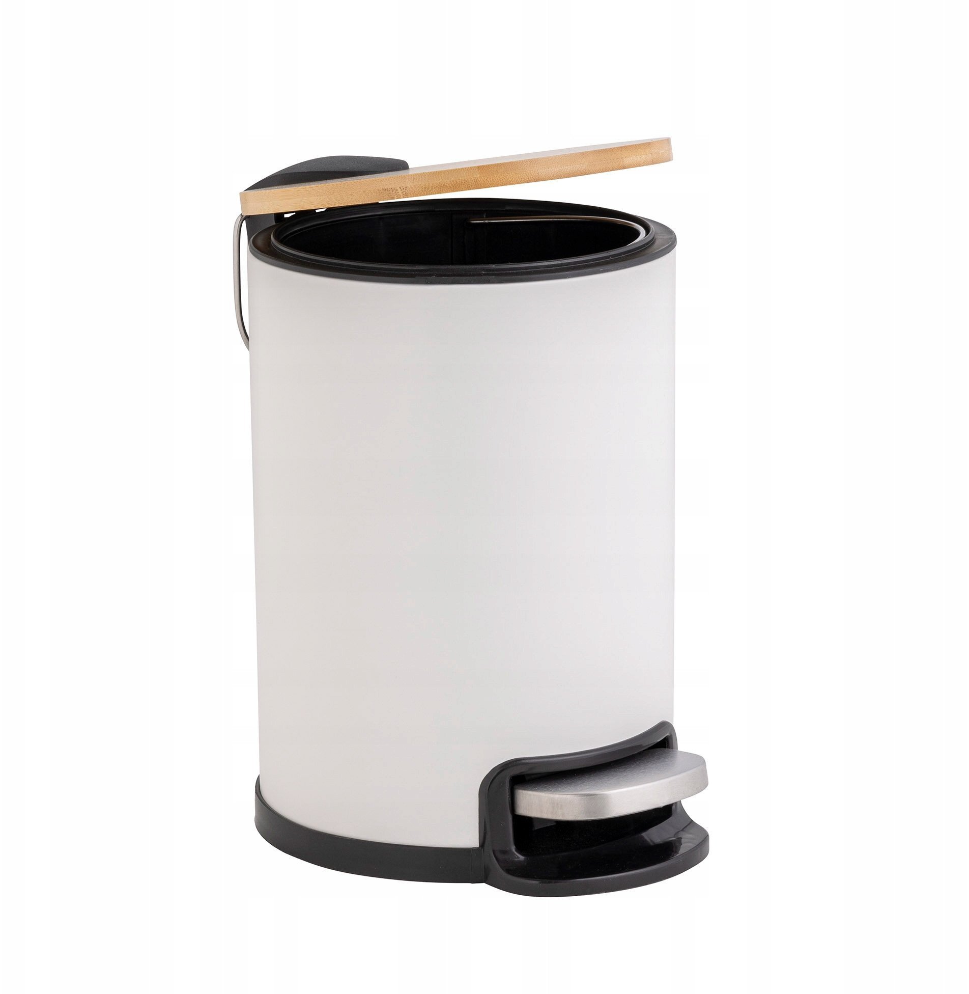 Kosz na śmieci z cichym domykaniem, bambus, 3 l, MOBELLE