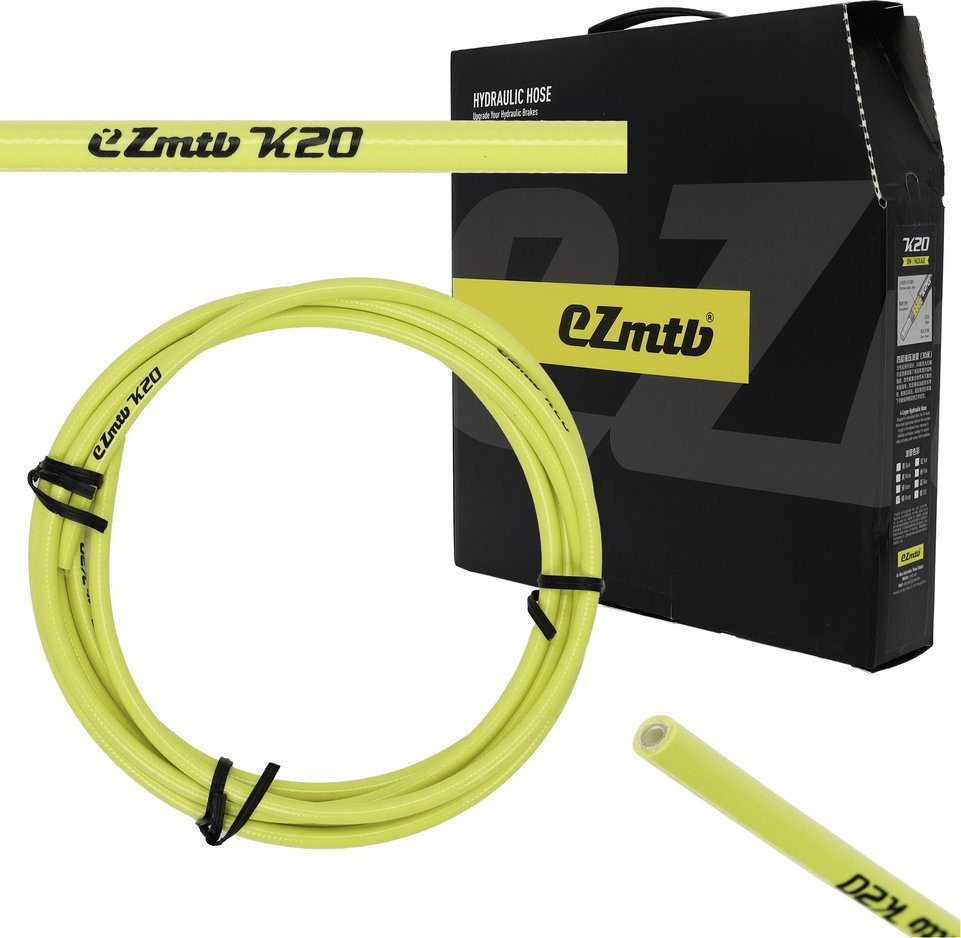 Przewód hamulcowy EZmtb K20, 4-warstwowy, żółty, 2m