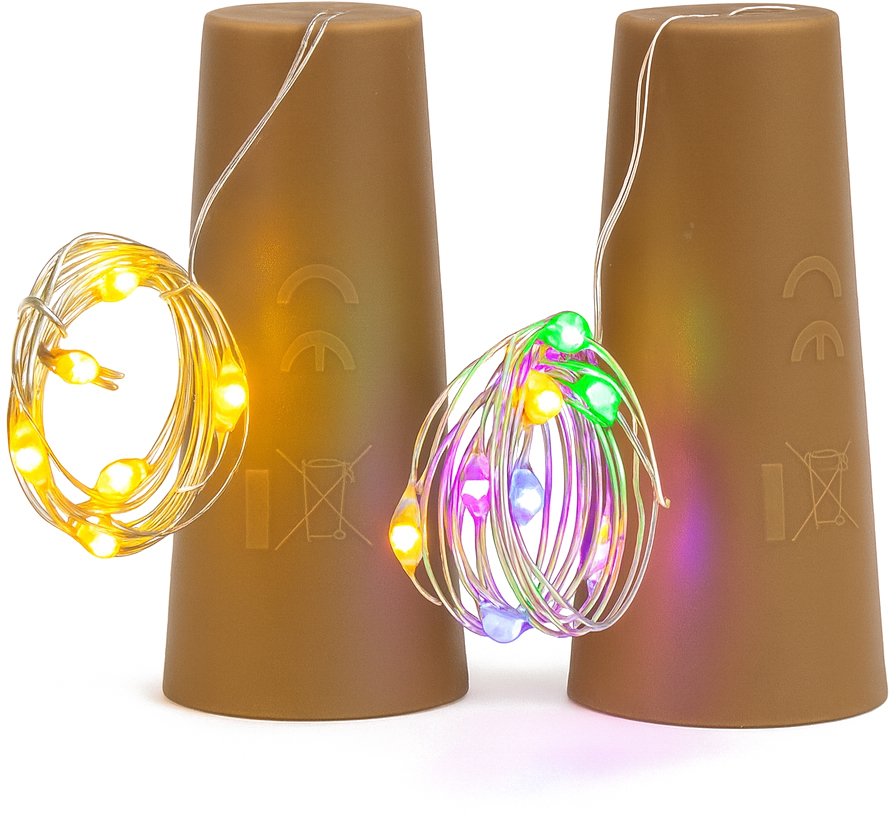 KOREK STOŻKOWY DO BUTELKI LED LAMPKI DEKORACYJNE Lampki Do Butelek