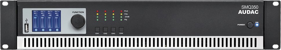 Audac AUDAC SMQ350 WaveDynamics™ quad-channel power amplifier 4 x 350W