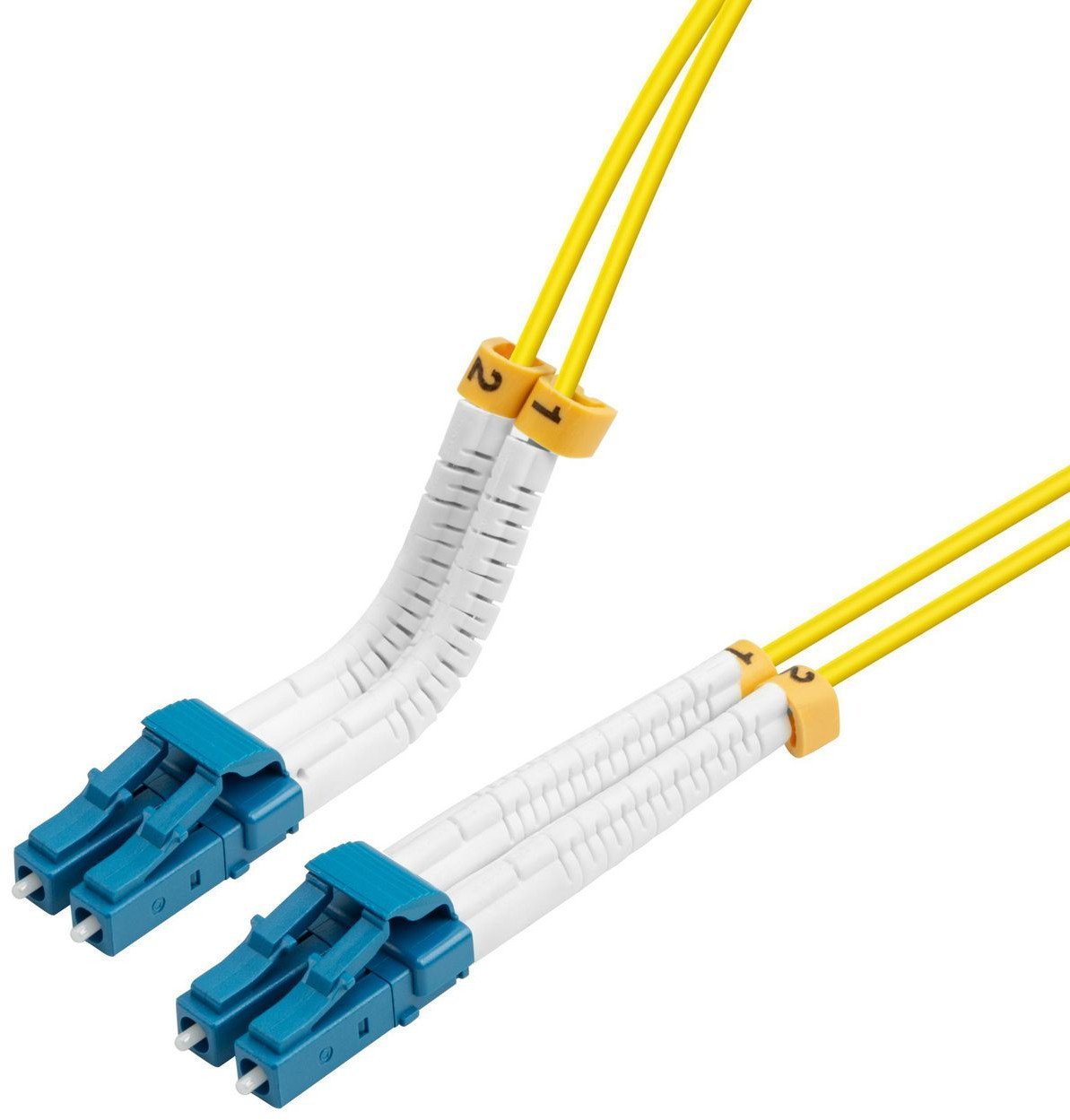 Lanview Lanview LVO2314005-FLEX kabel InfiniBand / światłowodowy 0,5 m LC LC/LC Żółty