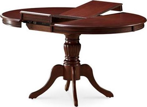 Signal Stół OLIVIA ciemny orzech rozkładany w stylu kolonialnym SIGNAL