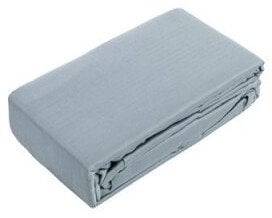 FITTED SHEET SATEEN 200X200+25 GREY