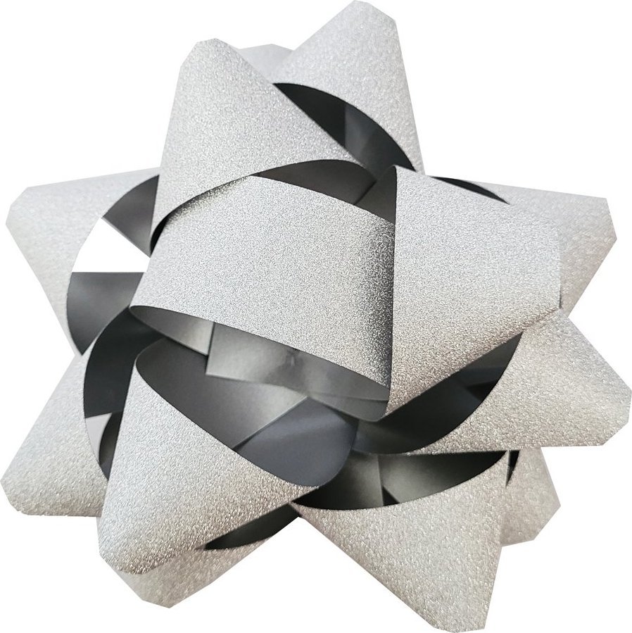 Fastima Rozetka Brokat KOKARDA do prezentów 12cm 18D