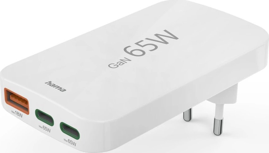 Ładowarka Hama 1x USB-A 2x USB-C (002019760000)