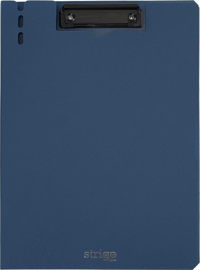 Deska A4 z górnym klipem granatowa STRIGO