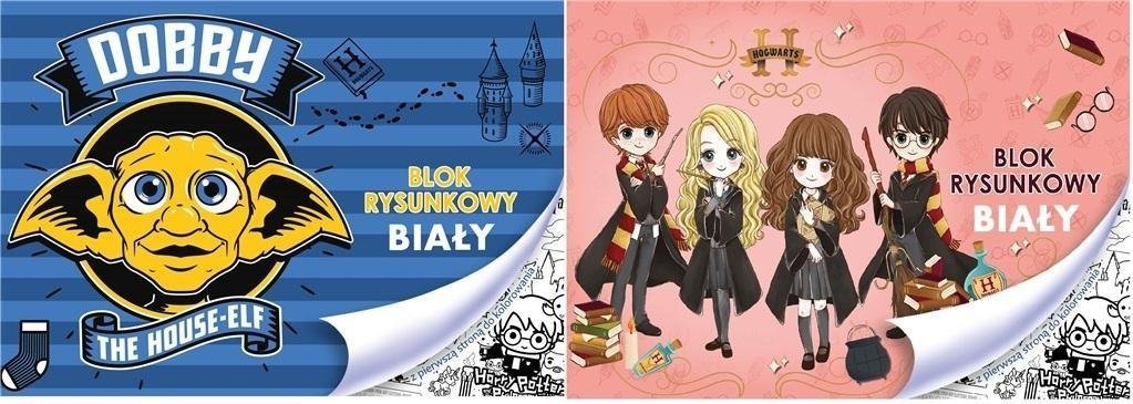 Beniamin Blok rysunkowy biały A4/20K Harry Potter