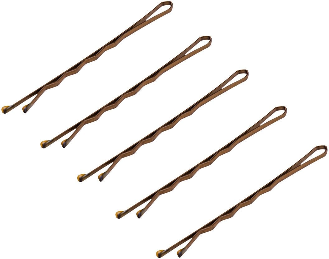 Wsuwki fryzjerskie do włosów 120 szt. E-57 5,6 cm złote