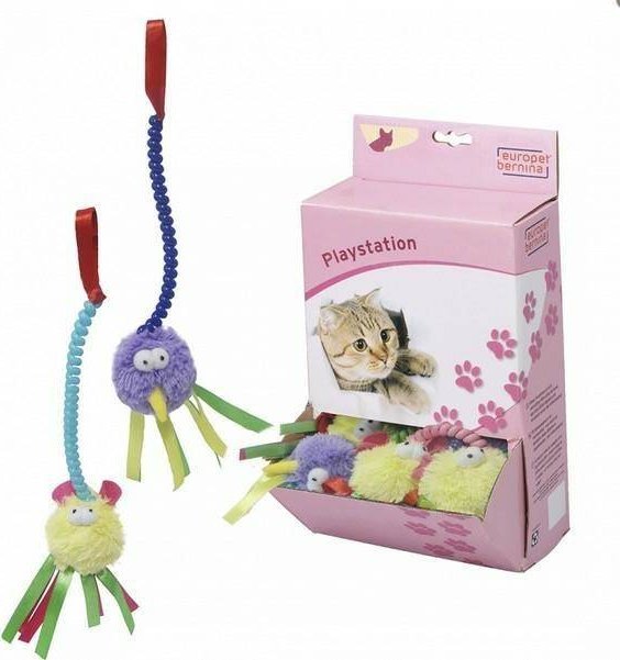 EBI EBI ZAB. KOT PUCHATE PIŁKI NA GUMIE NA GUMIE /27 7,6cm